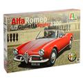 ITALERI 3653S - 1:24 Alfa Romeo Giulietta Spider 1300 , Modellbau, Bausatz, Standmodellbau, Basteln, Hobby, Kleben, Plastikbausatz, detailgetreu