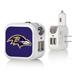 Baltimore Ravens Solid Design USB Charger