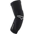 Alpinestars Paragon Plus Knee Protectors, black-white, Size S