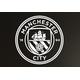 Beautiful Game Manchester City Football Club Official One Colour Crest Set Wall Sticker - MCFC Decal Football Vinyl Poster Print (90cm, White)