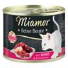 Miamor Feine Beute 24 x 185 g umido gatto - Manzo