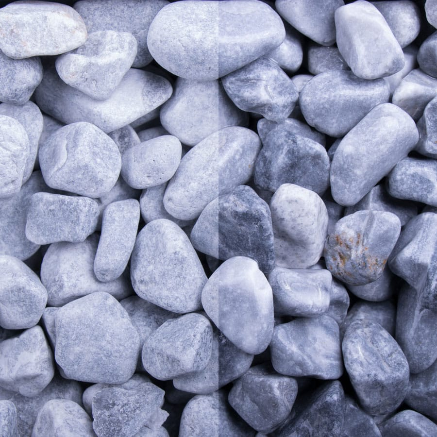 Ziersplitt Kristall Blau getrommelt, 500 kg (Bigbag), 25-40 mm Image