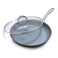 GreenPan CW0004157 Lima Healthy PFAS Free Nonstick/Aluminum/Stainless Steel Ceramic, Gray