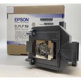 Original Epson UHE Lamp & Housing for the Epson V11H589020 Projector - 240 Day Warranty