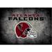 Atlanta Falcons Imperial 3'10" x 5'4" Distressed Rug