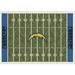 Imperial Los Angeles Chargers 7'8'' x 10'9'' Home Field Rug