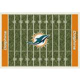 Imperial Miami Dolphins 7'8'' x 10'9'' Home Field Rug