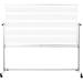 Luxor 72 x 48" Mobile Double-Sided Magnetic Music Whiteboard MB7248MM