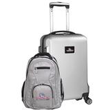 Gonzaga Bulldogs Deluxe 2-Piece Backpack and Carry-On Set - Silver