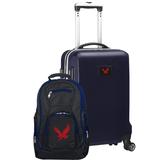Eastern Washington Eagles Deluxe 2-Piece Backpack and Carry-On Set - Navy