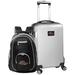 Pepperdine Waves Deluxe 2-Piece Backpack and Carry-On Set - Silver