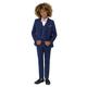 Roco Boys Blue Modern Fit Suit, 3 Piece Wedding Suit, Jacket, Waistcoat & Trouser Set, 1 Years