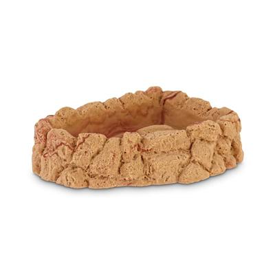 Imagitarium Marbled Corner Deep Soaker Reptile Dish, Large