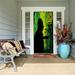 The Holiday Aisle® Artistic Backdrop Door Mural Metal in Black | 80 H x 32 W in | Wayfair 328DACAEB974491D8A6C31EF33EB193B