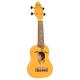 Ortega Guitars Sopranino Ukulele orange - Keiki K1 Series - Schildkrötengravur - Okoumé/ Walnuss (K1-ORG)