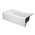 Bootz Maui 60" x 30" Alcove Soaking Bathtub | 16.63 H x 60 W x 30 D in | Wayfair 011-3340-00