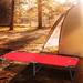 Bring Home Furniture Sleeman Folding Steel Camping Cot Rolling Bed in Red | 13.5 H x 24.5 W x 74 D in | Wayfair MAG-A41-COT-001-RD