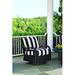 Braxton Culler Brighton Pointe Swivel Outdoor Rocking Chair w/ Cushions in Black/Gray | 34 H x 30 W x 32 D in | Wayfair 435-008/6359-63