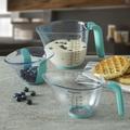 KitchenAid® Gourmet 3 Pieces Measuring Jugs, Aqua Sky Plastic in Green | 5 H x 8.63 W x 5.06 D in | Wayfair KO298OSAQA