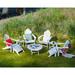 POLYWOOD® Long Island Adirondack 9-Piece Conversation Group Plastic in Brown | Outdoor Furniture | Wayfair PWS181-1-TE