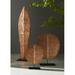 Phillips Collection Carved Leaf on Stand Sculpture Wood in Brown | 73 H x 14 W x 18 D in | Wayfair TH89168