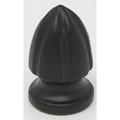 Urbanest Wilton Lamp Finial Metal in Black | 1.25 H x 0.75 W x 0.75 D in | Wayfair finial-1103887