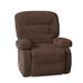 Latitude Run® Sarcoline 40.75" Wide Rocker Standard Recliner Other Performance Fabrics in Black/Brown | 42 H x 40.75 W x 37.75 D in | Wayfair