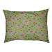 Tucker Murphy Pet™ Campion Rainbow Pizza Pattern Cat Bed Designer Pillow Fleece, Polyester in Green | 14 H x 32.5 W x 42.5 D in | Wayfair