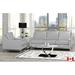 Rosdorf Park Kase 2 Piece Leather Living Room Set Genuine Leather in Gray/Brown | 33 H x 79 W x 35 D in | Wayfair Living Room Sets