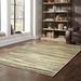White/Yellow 26.77 x 0.39 in Area Rug - Latitude Run® Halford Striped Ivory/Gold Area Rug Polyester/Polypropylene | 26.77 W x 0.39 D in | Wayfair