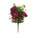 The Twillery Co.® Artificial Mixed Peony & Hydrangea Bush Plastic in Red/Pink | 21 H x 18 W x 17 D in | Wayfair E135157ECA5042C5AA1A3240D924FF7A