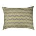 Tucker Murphy Pet™ Chelan Wavy Chevrons Indoor Dog Pillow Polyester in Yellow | 6 H x 28 W x 6 D in | Wayfair A2D5BFB283EB40668D7E88F4CA32D6DA