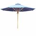 Bay Isle Home™ Esai 7' Umbrella in Blue/Navy | Wayfair 4FB94E1B6F7D48789C7B54237C9D9B8C