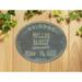 Whitehall Products 5-Line Wall Address Plaque Metal in Brown | 11.43 H x 14 W x 0.5 D in | Wayfair 1398BV