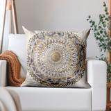 East Urban Home Medallion Throw Pillow Polyester/Polyfill blend | 14 H x 14 W in | Wayfair 6CE7401EF8974E0F81833B0B24224682