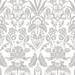 York Wallcoverings Botanical Damask 27' L x 27" W Spray & Stick Wallpaper Roll Paper in Gray | 27 W in | Wayfair CY1582