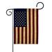 Breeze Decor 2 Piece POW MIA Americana Military Impressions Decorative Vertical 2-Sided Polyester Flag Set in Black | 18.5 H x 13 W in | Wayfair