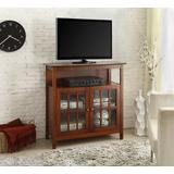 Big Sur Highboy TV Stand in Cherry Finish - Convenience Concepts 8066070CH