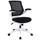 Edge White Base Office Chair in Black East End Imports EEI-596-BLK