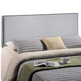 Region Full Nailhead Upholstered Headboard MOD-5217-GRY