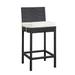 Lift Bar Stool in Espresso w/ White Seat - East End Imports EEI-1006-EXP-WHI