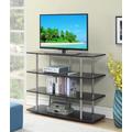 Designs2Go XL Highboy TV Stand in Espresso - Convenience Concepts 131372ES