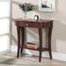 Newport Console Table in Mahogany Finish - Convenience Concepts 121499MG