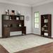 Gracie Oaks Keondray Desk w/ Hutch Wood in Brown | 65.21 H x 29.6 W x 12.6 D in | Wayfair 0F5B30BCD54B4861B355515B457A2422