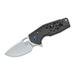 Boker Vox Suru Folding Knife 2.3in M390 Carbon Fibre Blue FX-526CFBL