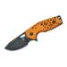 Boker Vox Suru Folding Knife 2.3in M390 Carbon Fibre Orange FX-526ALO