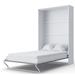 Orren Ellis Leavenworth Murphy Bed w/ Mattress Wood in Gray/White | 86.6 H x 47.2 W x 89.7 D in | Wayfair C9719BFCFA774568909494C1A32E58F4