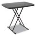 Iceberg Enterprises IndestrucTableTOO 30" Rectangular Adjustable Folding Table Plastic/Resin in Gray/Black | 28 H x 30 W x 20 D in | Wayfair 65491