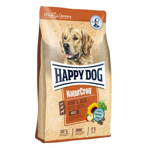 2x15kg Happy Dog NaturCroq Rind & Reis Hundefutter trocken