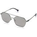 Police Men's Vibe 2 Sunglasses, Shiny Palladium/Grey, One Size